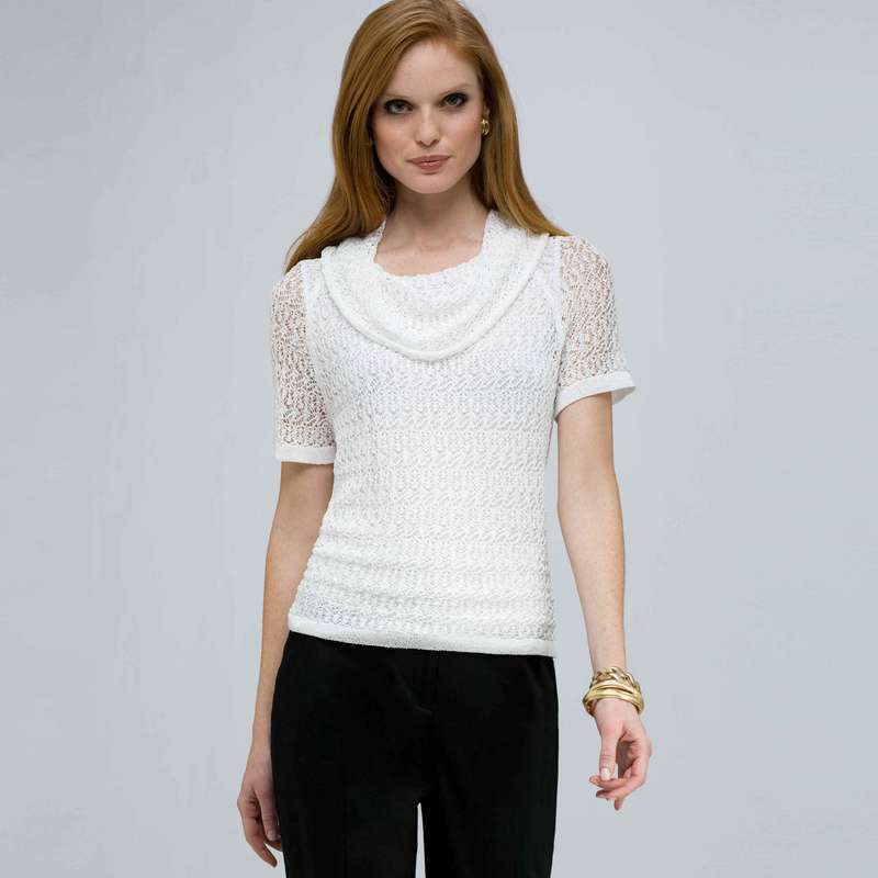 Cowl Neck Top, , large image number 0